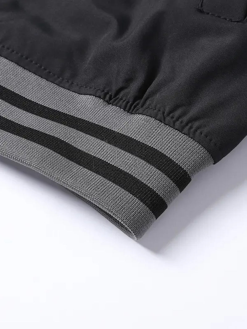 Two-Tone Bomber Jacket
