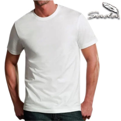 Crew-Neck T-Shirt 100% Cotton (3Pc) Short Sleeve