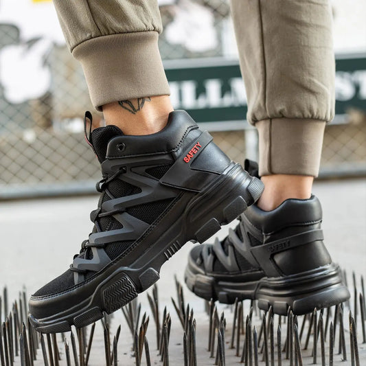 Casual Low Heel Safety Shoes