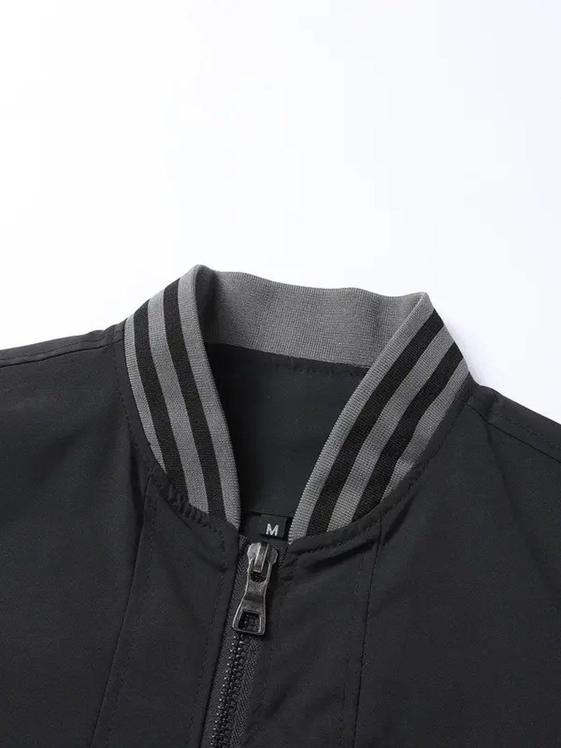 Two-Tone Bomber Jacket