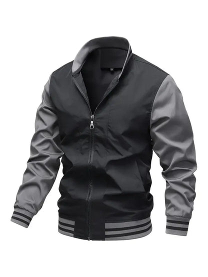 Two-Tone Bomber Jacket