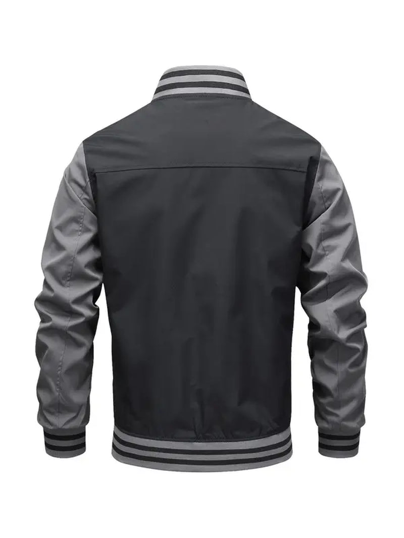 Two-Tone Bomber Jacket
