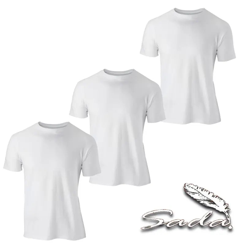 Crew-Neck T-Shirt 100% Cotton (3Pc) Short Sleeve