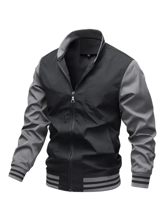 Two-Tone Bomber Jacket