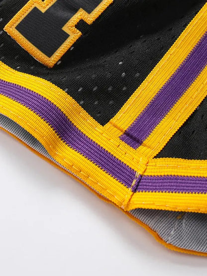 Drawstring Waist Basketball Shorts